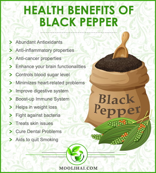 Black pepper extract benefits