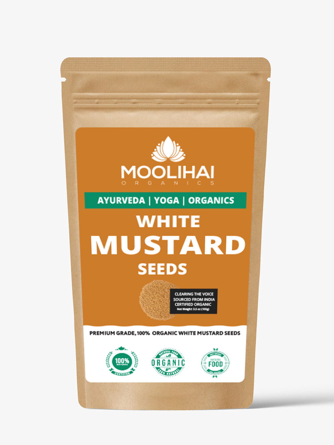 White Mustard Seeds - Vellai Kadugu - Sinapis alba - Brassica alba ...